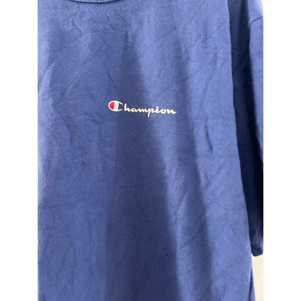 Champion Blue Short Sleeve Tee with Small Logo - Picture 3 of 8
